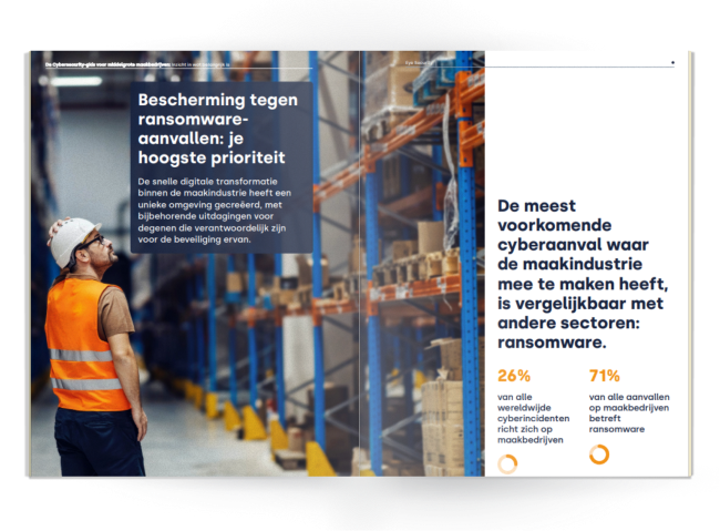 cybersecurity handbook for manufacturing - a mockup