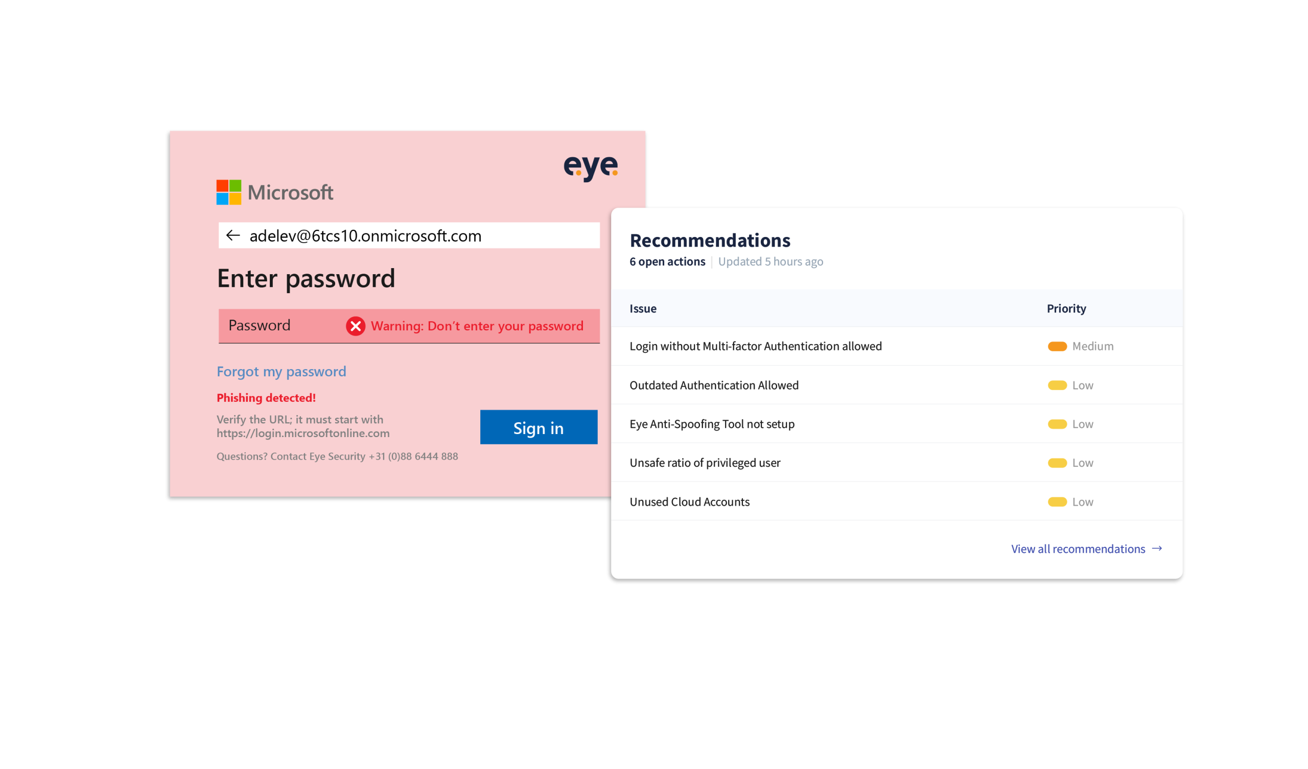 Eye Security Login Spoofing EAST tool